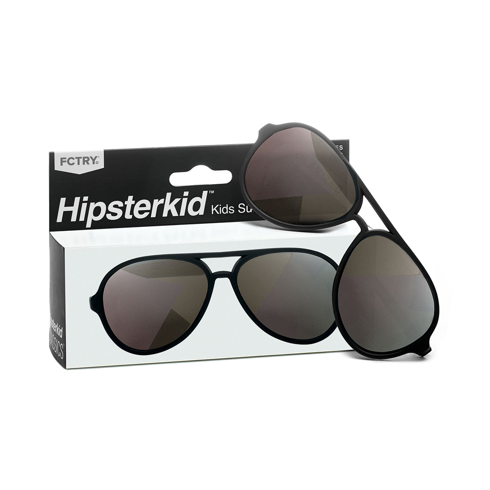 美國Hipsterkid 抗UV時尚嬰兒童偏光太陽眼鏡(附固定繩) - 飛行員-團購